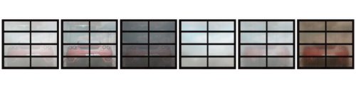 tinted garage door windows