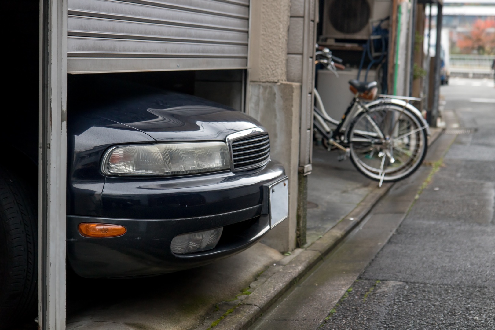 This garage door stuck halfway could have multiple culprits.